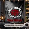 TapestryRed Hot Chili Peppers Custom Name Text Personalized Wall Hanging Tapestry Home Wall Decor