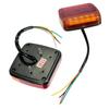 12V Trailer Truck 20 LED Taillight Brake Stop Turn Signal Indicator Light Lamp 107x102x30mmTurn Signal 2