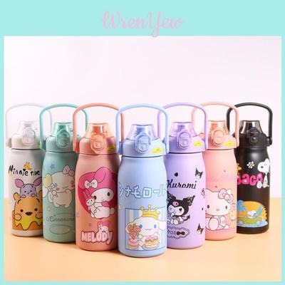 Cartoon Sanrio Insulated Thermos With Large Capacity Purple Cool Rice Color No)
