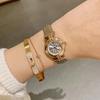 Damen Mini Kleine Zifferblatt Einfache Römische Retro Uhr Leder Feines Armband Nische Leichter Luxus Damen Uhr