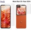 For Moto Razr 50 / Moto Razr 2024 Glass IMAK Hydrogel Film 4th Generation Main Screen + Second Screen 1 Set Package