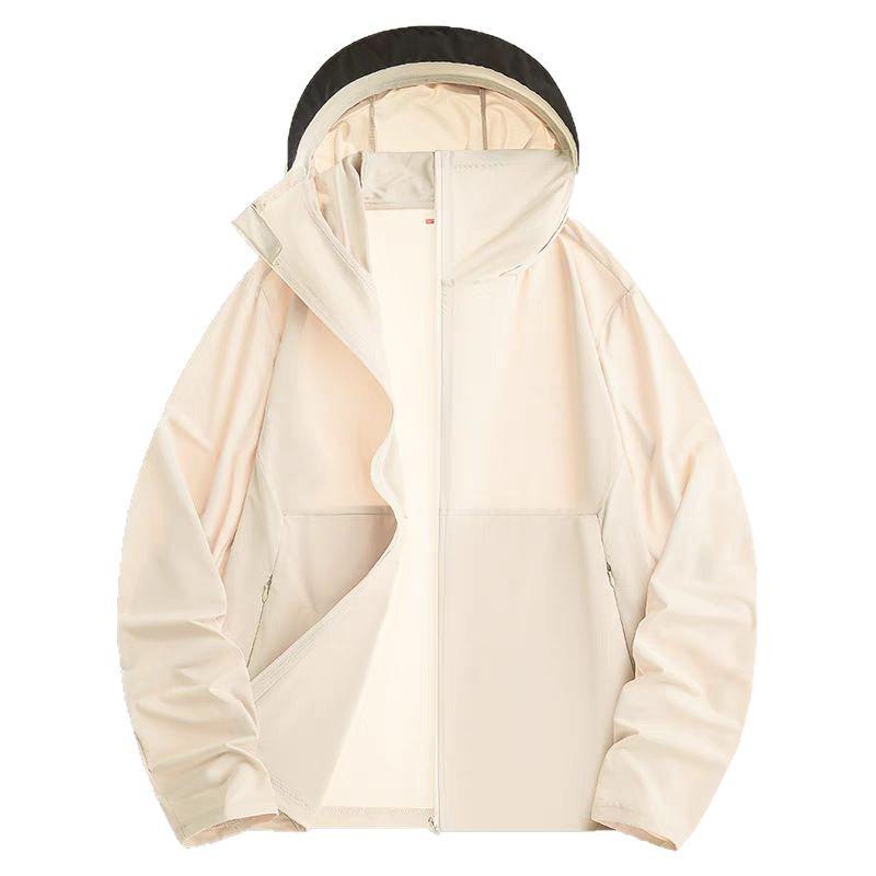 

Унисекс рубашка из ледяного шелка с широкими полями для защиты от солнца: Легкий, Защита от УФ-лучей, Оригинальный стиль пряжи Men - Ivory White