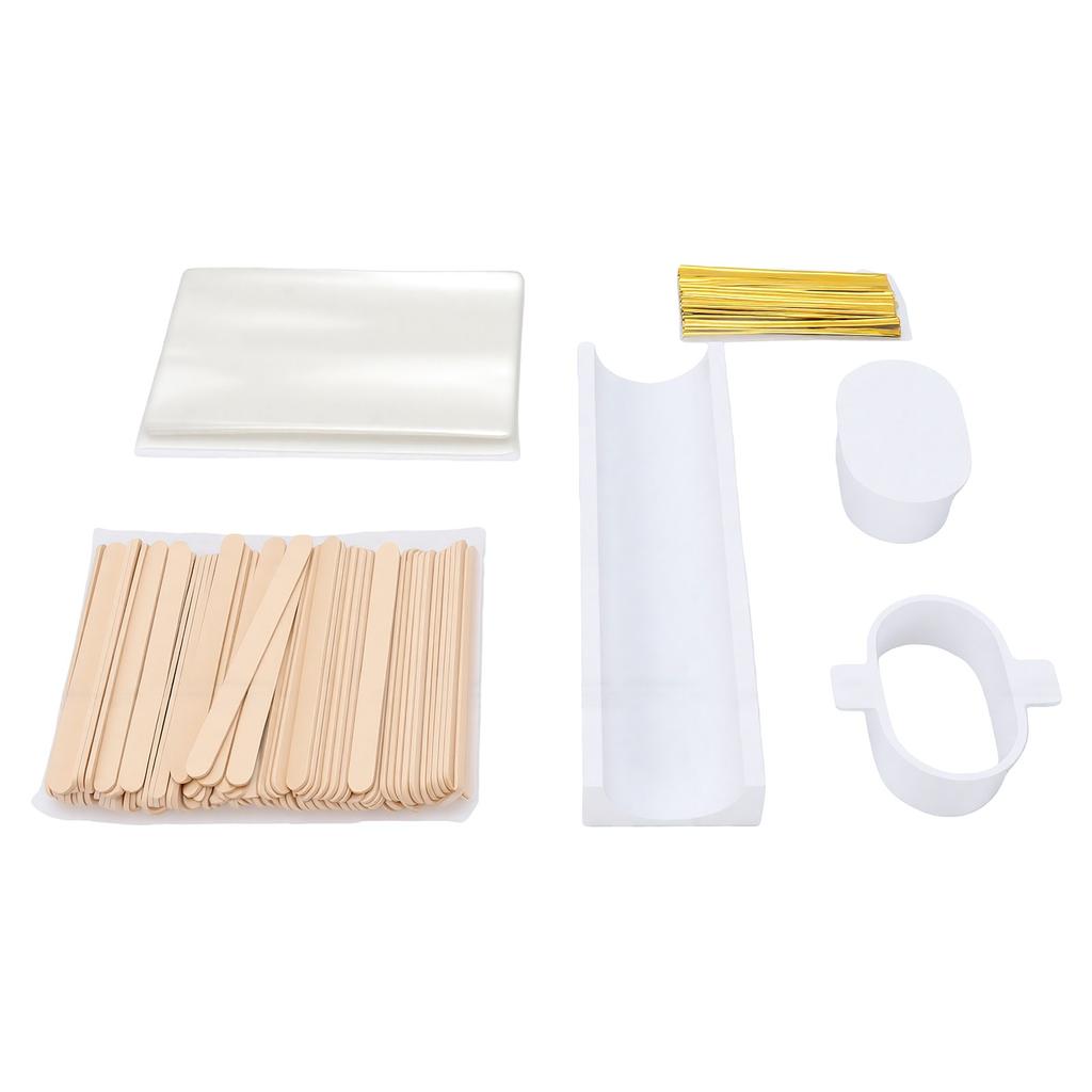 Cakesicle Cutter with Tray Cakesicle Mold Set Cake Pop Mold with Sticks Bags and Ribbons Baking Tools for Home Birthday