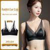French Lace Seamless Bunny Ear Bra: Anti-Sag, Ultra-Thin, Breathable, Wire-Free Design for a Smaller Bust Appearance.