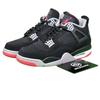 Air 4 Retro Bred Black/Fire Red Cement Jordan 4 AJ4 408452-060