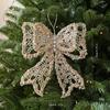 Kunststoff-Weihnachts-Schmetterlings-Ornament Leicht Wiederverwendbar Weihnachtsbaumschmuck Funkelnder Glitzer Schmetterling Hängedekoration