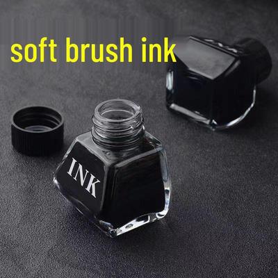 30ml Individuálně balený inkoust pro štětcové a plnicí pera, neobsahuje uhlík, hladký tok