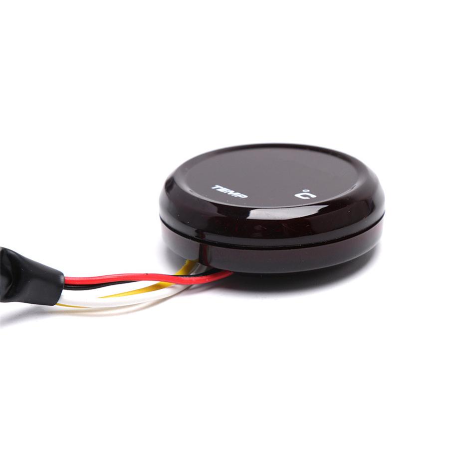 Universal Motorcycle Thermometer Instruments Water Temp Temperature Digital Display Gauge Meter With 18Mm Temp Temperature Sensor Adapter