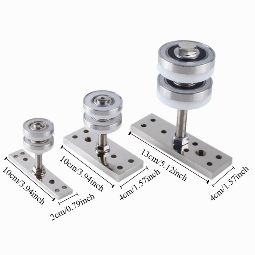 Silent Operation Folding Door Pulley Heavy Duty Hanging Wheel Sliding Door Pulley  Home Hardware