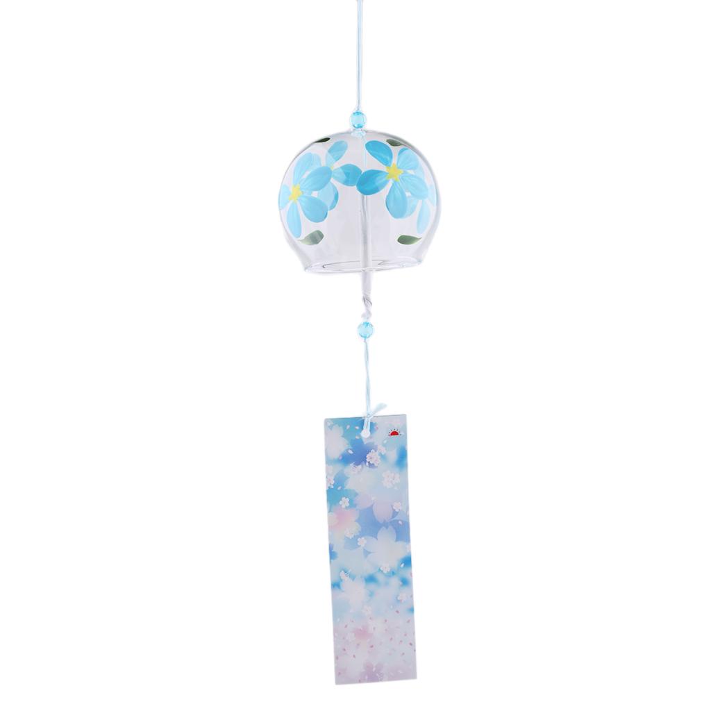 Japanese Wind Bell Japan Wind Chimes Handmade Glass Furin Home Decors Spa Kitchen Office Decor