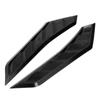2 Pcs Gloss Black Hood Vents Bonnet Cover Rubber Front Bonnet Vent Universal for Car