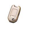 Flowing Sand Champagne Gold Car Key Cover for 2-3 Button Honda Vezel, XRV, CR-V, Spirior, Accord.