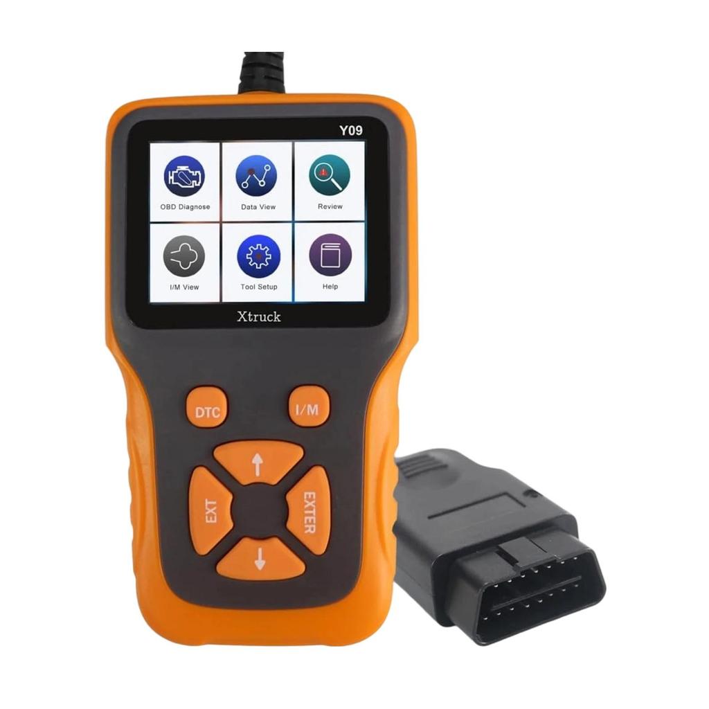 XTRUCK Y09 Code ReaderAutomotive Tools Car Engine Fault Code Reader Read VIN and BatteryVoltage for Gasoline Cars