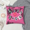 Burn Book Mean Girls Pillowcase Polyester Linen Velvet Pattern Zip Decor Sofa Cushion Cover