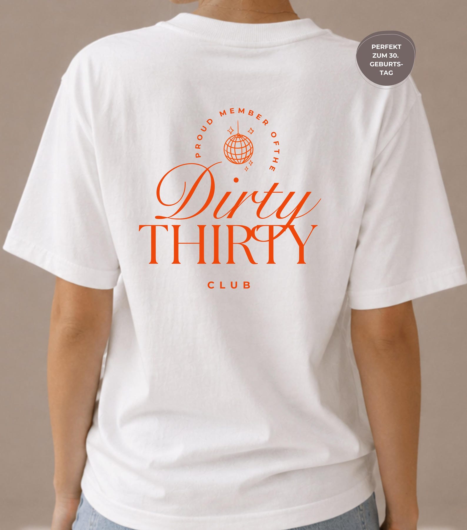 Dirty Thirty Shirt for Women - 30th Birthday T-Shirt - 30th Birthday Gift - Birthday Shirt - 30th Birthday Party Outfit 4XL