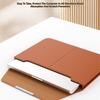 with Stand Laptop Sleeve Holder Automatic Closing Notebook Case for Macbook Air Men Women