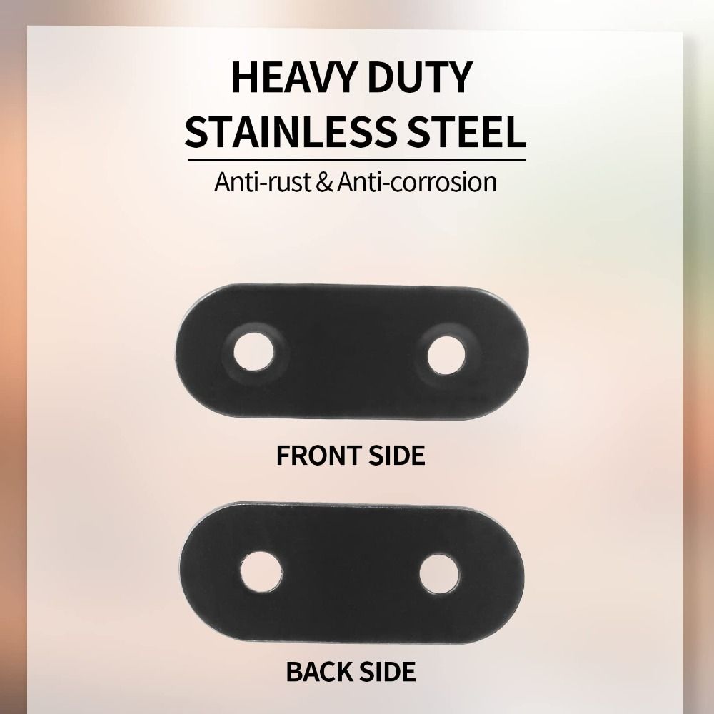 12PCS Stainless Steel Straight Brace  Home and Industrial Applications