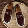 Korean Version of Doudou Shoes Versatile Breathable Casual Men's Small Leather Shoes British Style One Pedal Lazy Loafers Spot