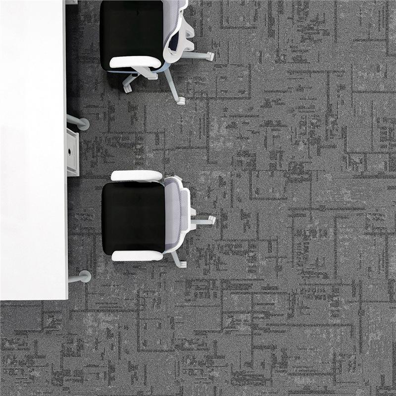 Thickened Commercial Office Carpet Tiles for Large Area Flooring