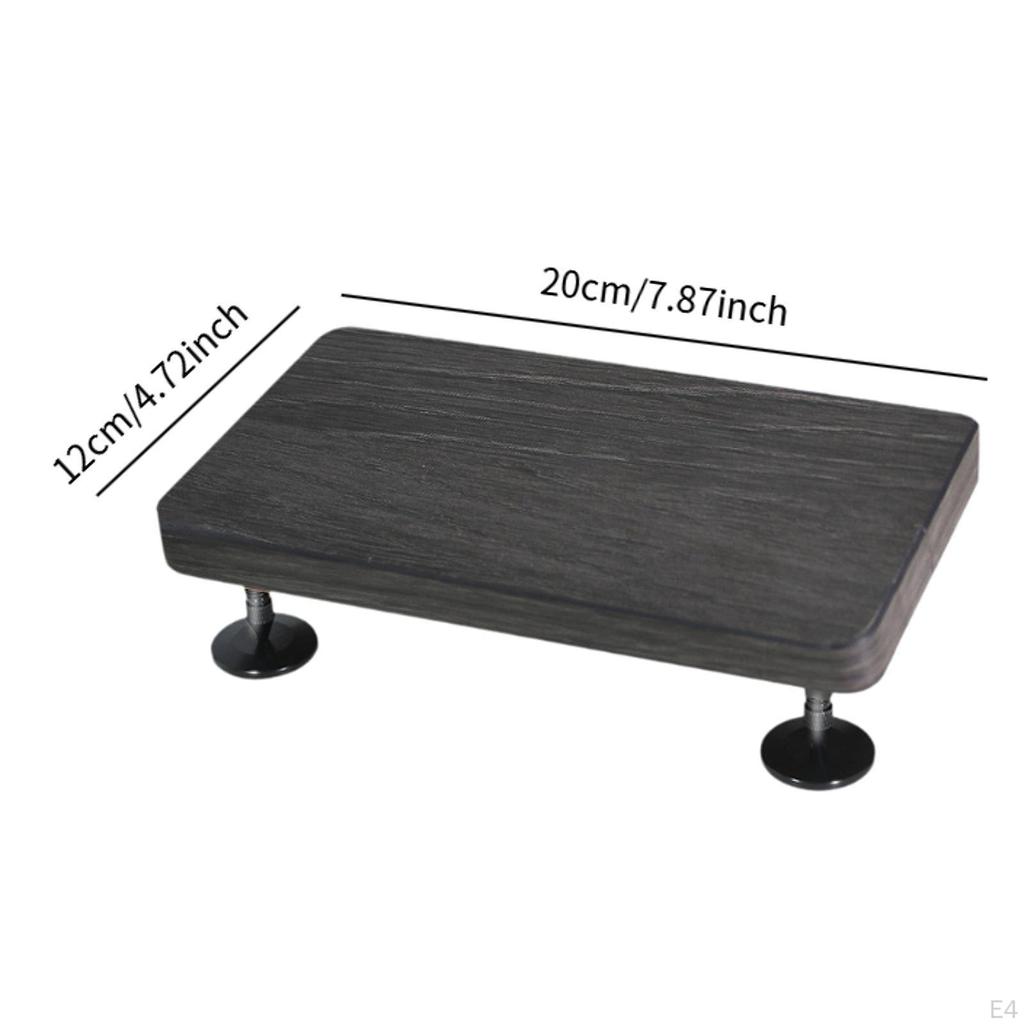 Stand, Wood Desktop Holder for Studio Speakers