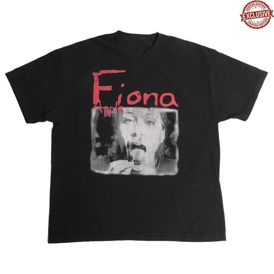 Vtg Fiona Apple When The Pawn Black Short Sleeve T-Shirt Unisex Gift Unisex T-Shirt M