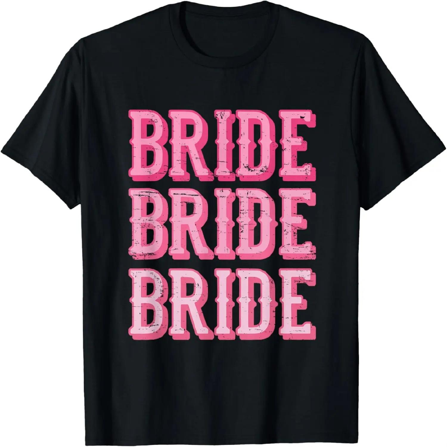 

Vintage Retro Bride Rodeo Cowgirl Bachelorette Party Wedding T-Shirt XXXXXL різнокольоровий
