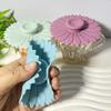 Sunflower Silicone Cup Covers Set of 3 Multicolored Silicone Lids for Mugs Cups Flexible Mug Covers Tea Pots Hot Cup Lids for C