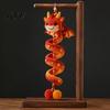 Easy Assembly Dragon Decor DIY Spiral Hanging Ornament Kit, Decorative Art Craft, Family Activity Craft Handmade Crochet Kit for Home Classroom