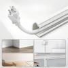 1 ud. Canaleta Adhesiva Invisible para Cables - Protector de Cables Antipasos Cubierta Suave para Cables con Tapa para Uso en Paredes Hogar Oficina