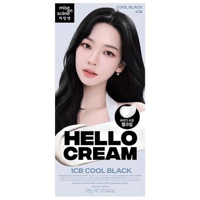 New Hello Cream Hair Dye, Cool Black, 1 Pc.