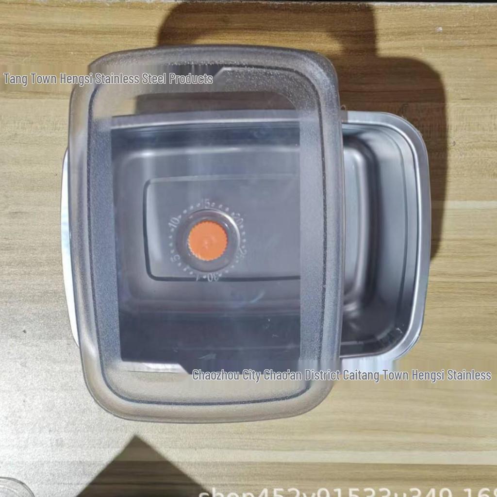 Stainless Steel Food Grade Refrigerator Bento Box with Lid - Sealed, Freezer-Safe Fresh Keeping Box