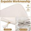Schmuckverpackungsbeutel PU-Leder Ringe Halskette Mini-Kosmetiktasche Großer Kapazitäts-Organizer Schmuckaufbewahrungskoffer Reisen Outdoor