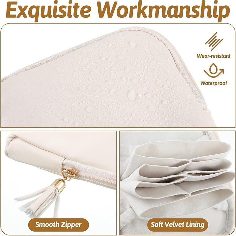 Schmuckverpackungsbeutel PU-Leder Ringe Halskette Mini-Kosmetiktasche Großer Kapazitäts-Organizer Schmuckaufbewahrungskoffer Reisen Outdoor
