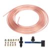 316in X25ft Brake Line Replacement Tubing Coil and Fitting Kit with Double Flaring Tool for