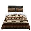Home Textile Three-Piece Quilt Cover Horse 3D Digital Printing Kit Horse Thickened Abraded Cloth Pillowcase Quilt Cover