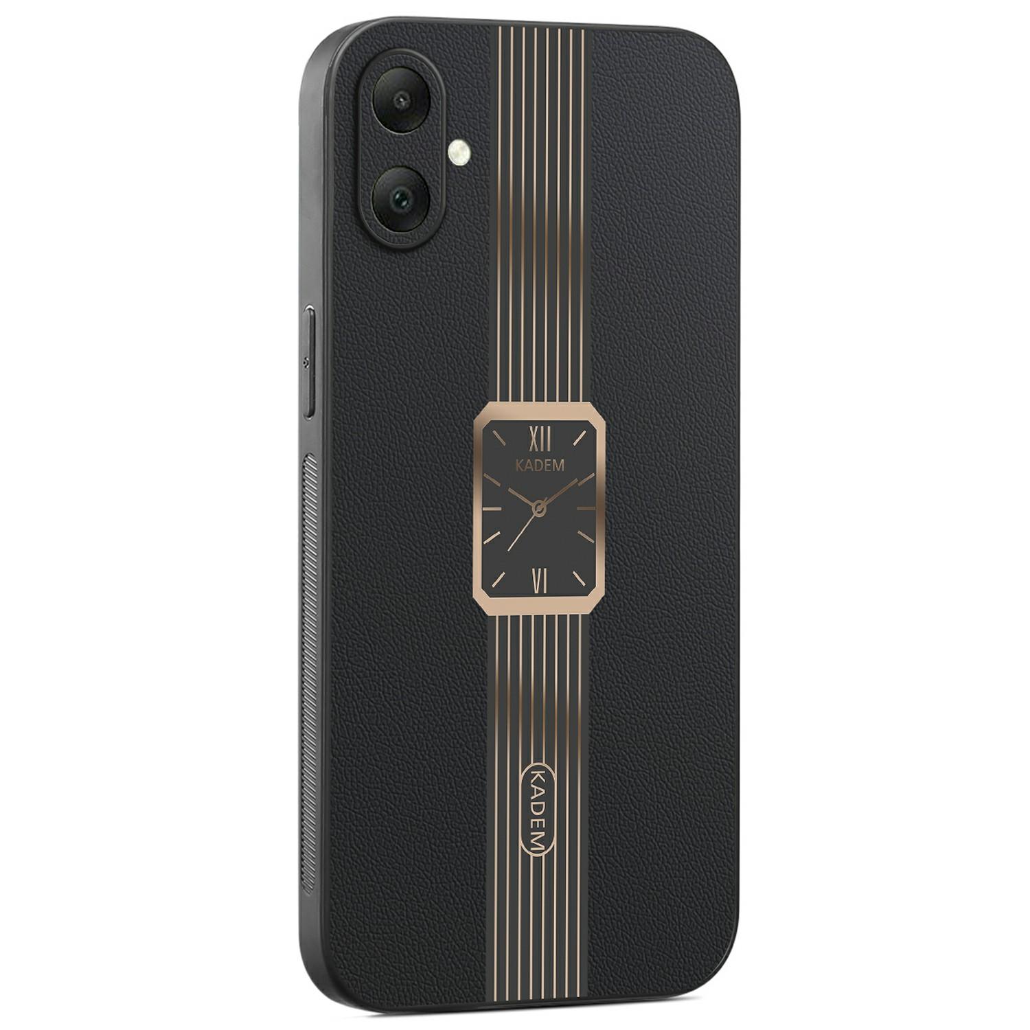 

Чохол для Samsung Galaxy A06 4G Шкіра+ТПУ+Акрил Захист від подряпин Чохол для телефону Black