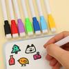8-24Pcs 8 Colors Set Whiteboard Dry Erase Pens Bullet Tip Small Size No Magntic Whiteboard Markers Kids Graffiti Drawing Pens