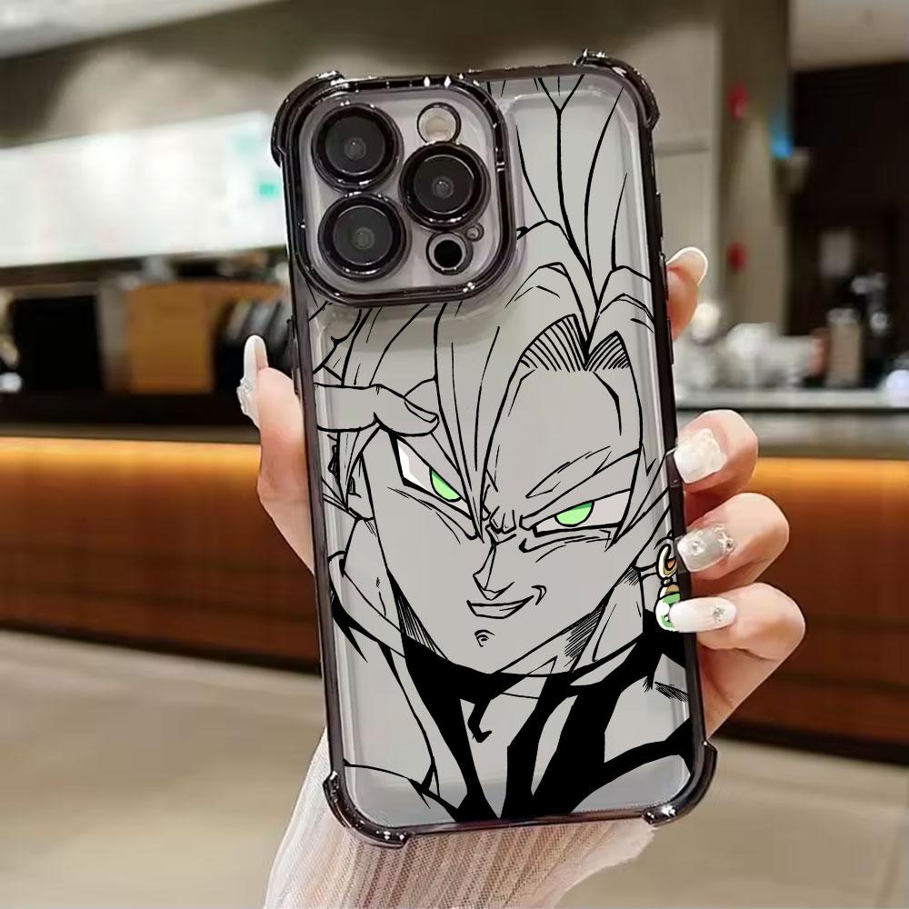 Super Saiyans Broly Son Goku DBZ Phone Case for iPhone 11 13 15 16 17 Pro Max 14 Plus 17Air 16E 13 Pro 12 Mini 17Pro Clear Cover