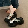 Summer High Thick Bottom Summer Shoe Casual Height Increase Party Modern Versatile Platform Women Sandals Baotou Slippers