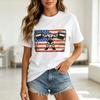 Vintage Gym Barbell Print Tshirt Premium Soft Cotton Casual Unisex Short Sleeve Tee