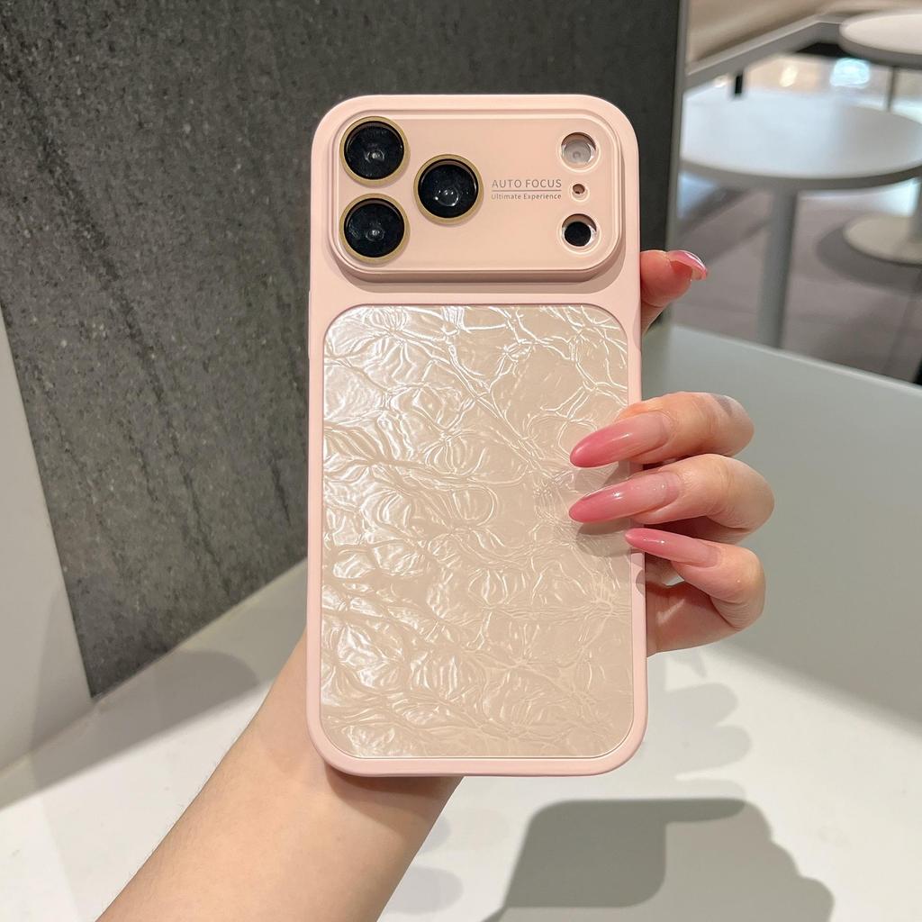 High-Value Niche Ice Crack Pattern Case for iPhone 17 Pro Max and Apple 16 Pro – Full Coverage with Drop Protection.