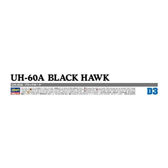 Hasegawa 1/72 US Army UH-60A Black Hawk Plastikmodell D3