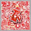 50 Colorful Chinese New Year Dragon Stickers - Traditional Festival Decoration for Journals and Computers