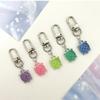 Melon Bread Turtle Keychain Lucky Keyring