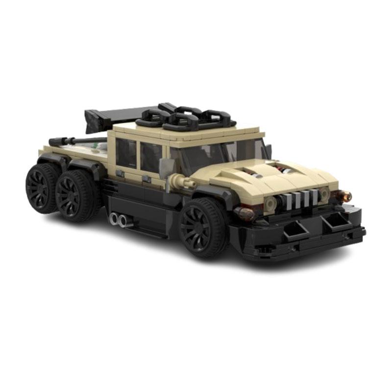 568-piece small particle building blocks, new truck and car MOC vehicle construction model, boys  toy gift. PDF Google Link