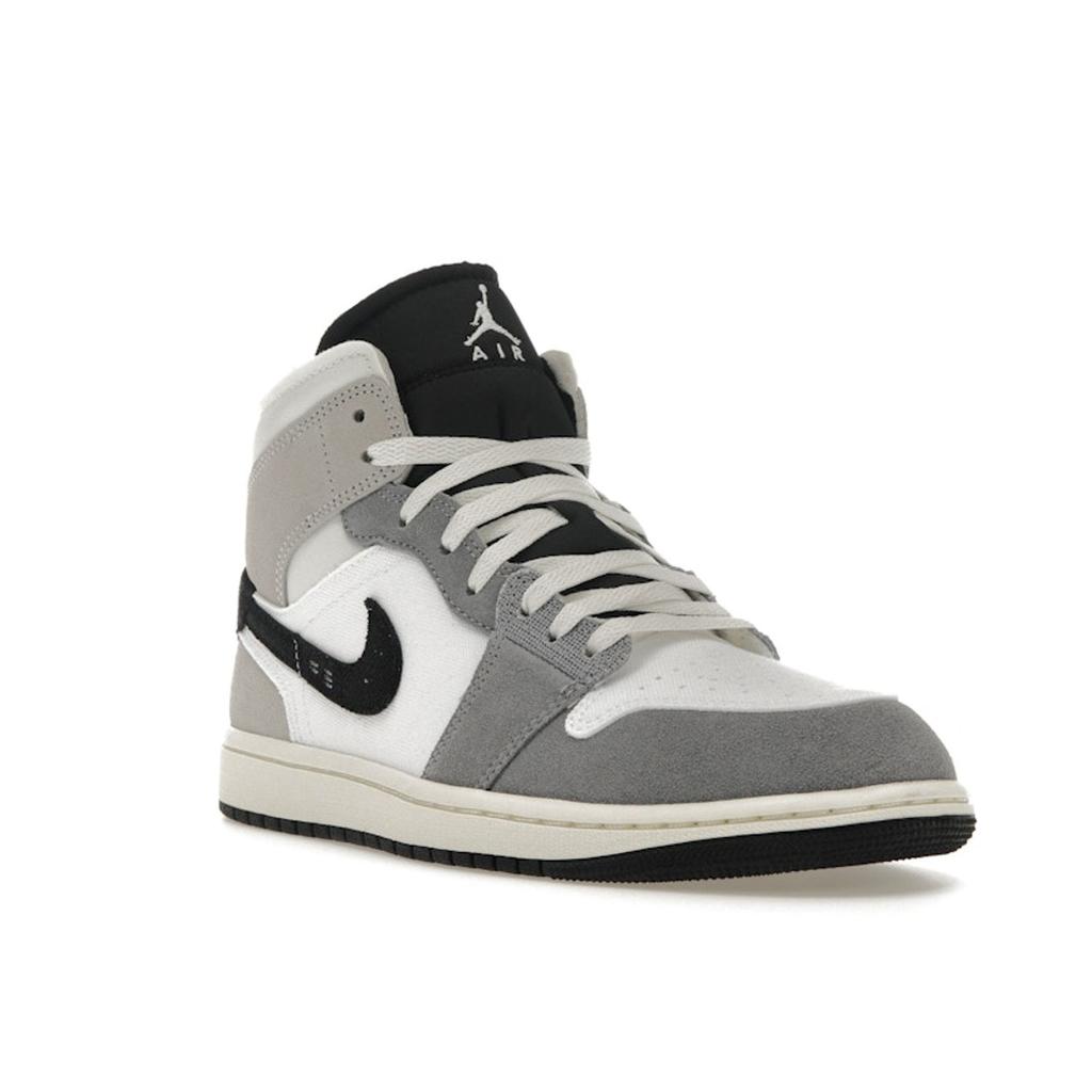 Air Jordan 1 Mid SE Craft Inside Out - Cement Grey Men Sneakers Black White Tech-Grey DZ4136-002