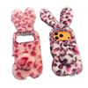 Leopard Print Rabbit Ears for Apple 17Promax Mobile Phone Case iPhone16 Plush 15 Cute 14/13/12 Female