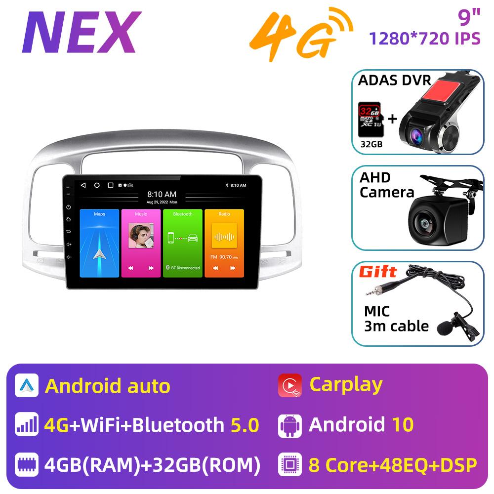 For Hyundai Accent 2006-2011 Screen 2 Din Android Radio Car Multimedia Player  Stereo GPS Navigation  Unit  Autoradio Carplay