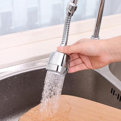 Splash-Proof Rotatable Faucet Nozzle with Water-Saving Filter