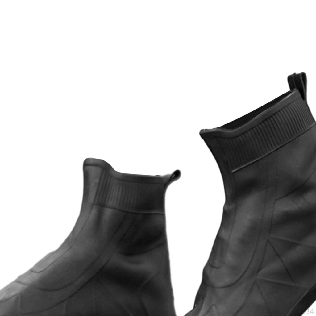 1 Pair Rain Shoe Covers Boots Reusable Shoes Protectors Snow Waterproof for